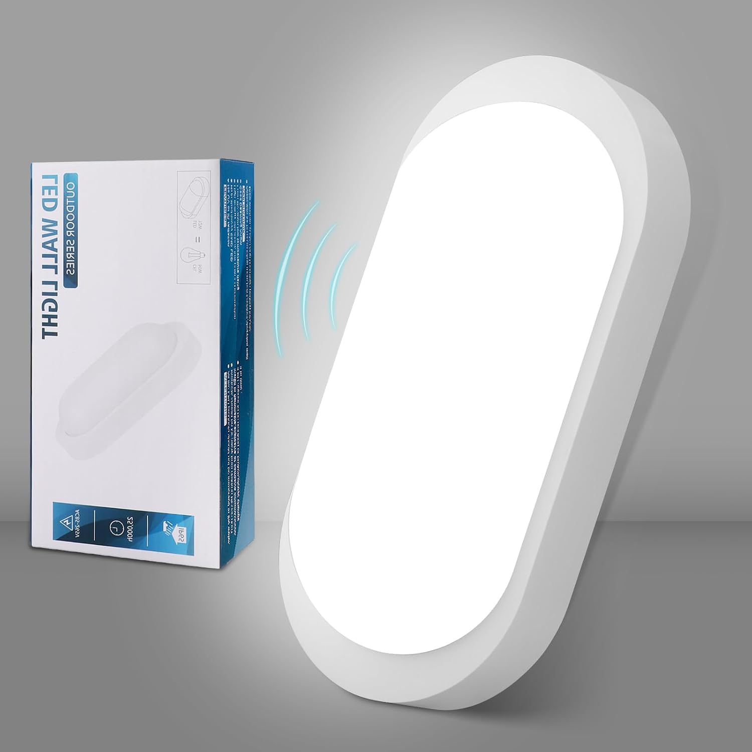 Detalle de GOOSKI LED Kellerlampe 12 W mit Sensor