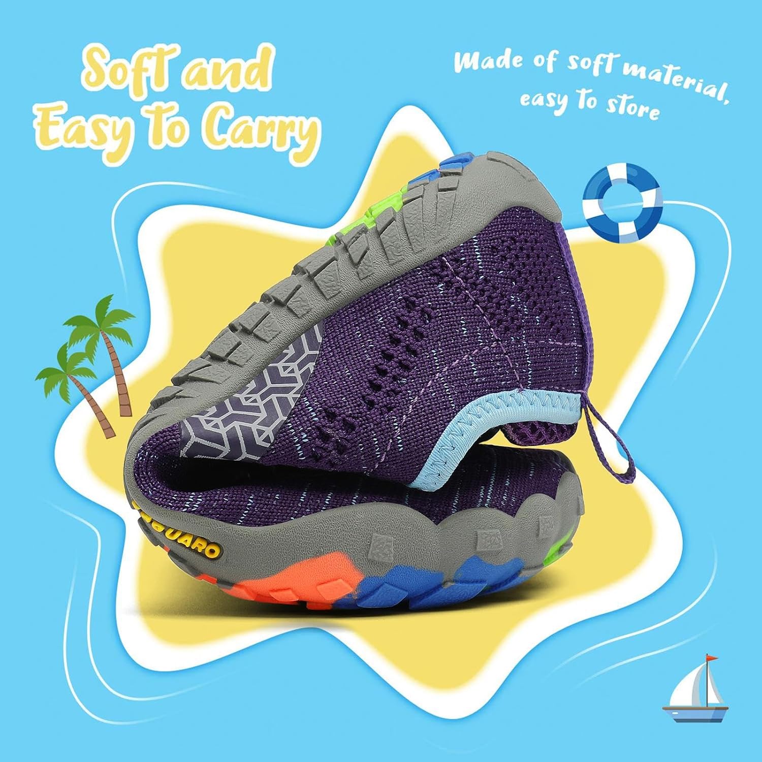 Thumbnail 5 de SAGUARO Chaussures de Trail pour Enfants Filles – Confort léger, traction et respirabilité