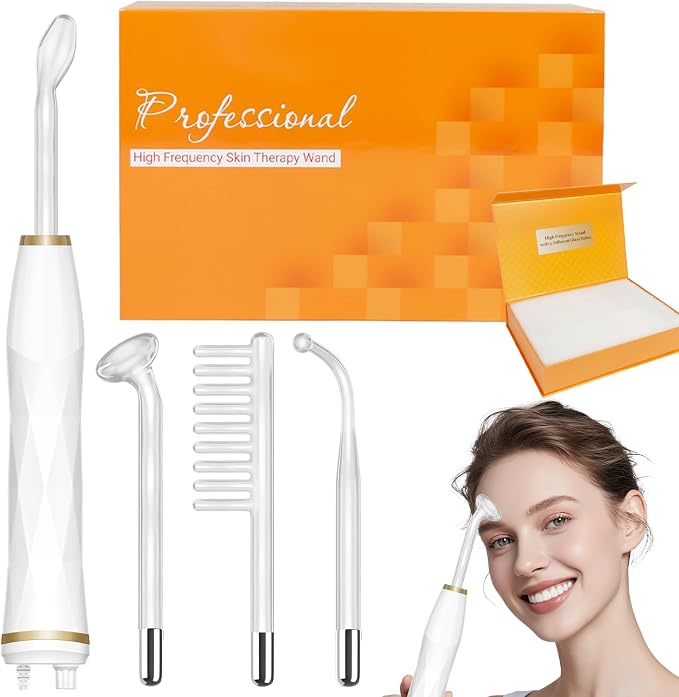 Imagen de TUMAKOU Máquina Alta Frecuencia Facial ✨ con 4 varitas de Neón en OfertitasTOP