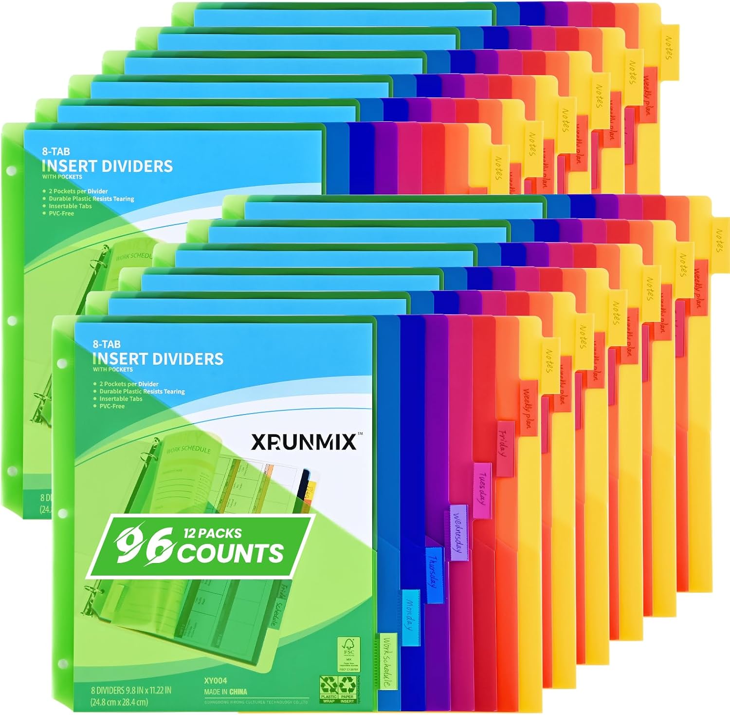 Detalle de Binder Dividers, 8-Tab
