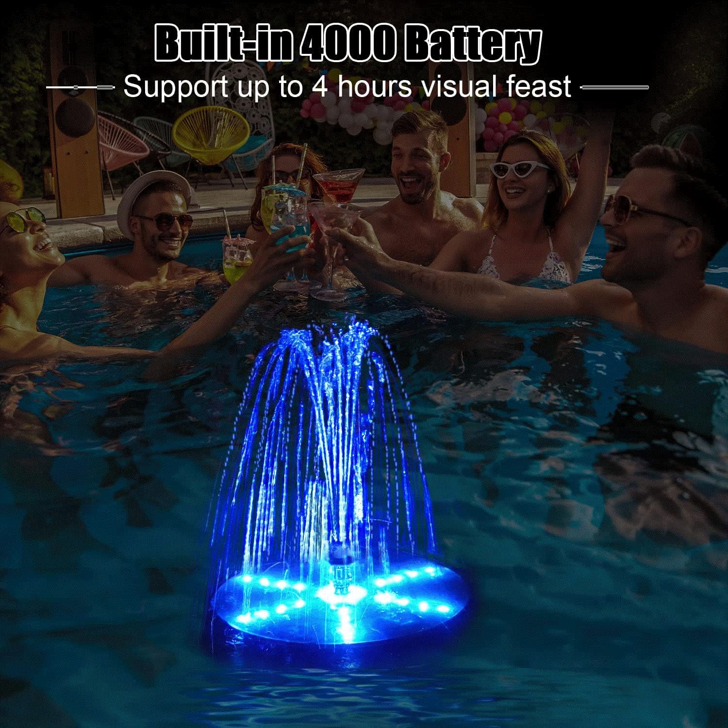 Thumbnail 6 de SZMP Fontaine Solaire 2025 4W LED