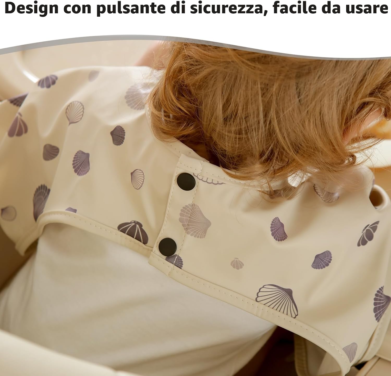 Thumbnail 4 de PewinGo Bavaglino per lo Svezzamento con Maniche: morbido, impermeabile e pratico