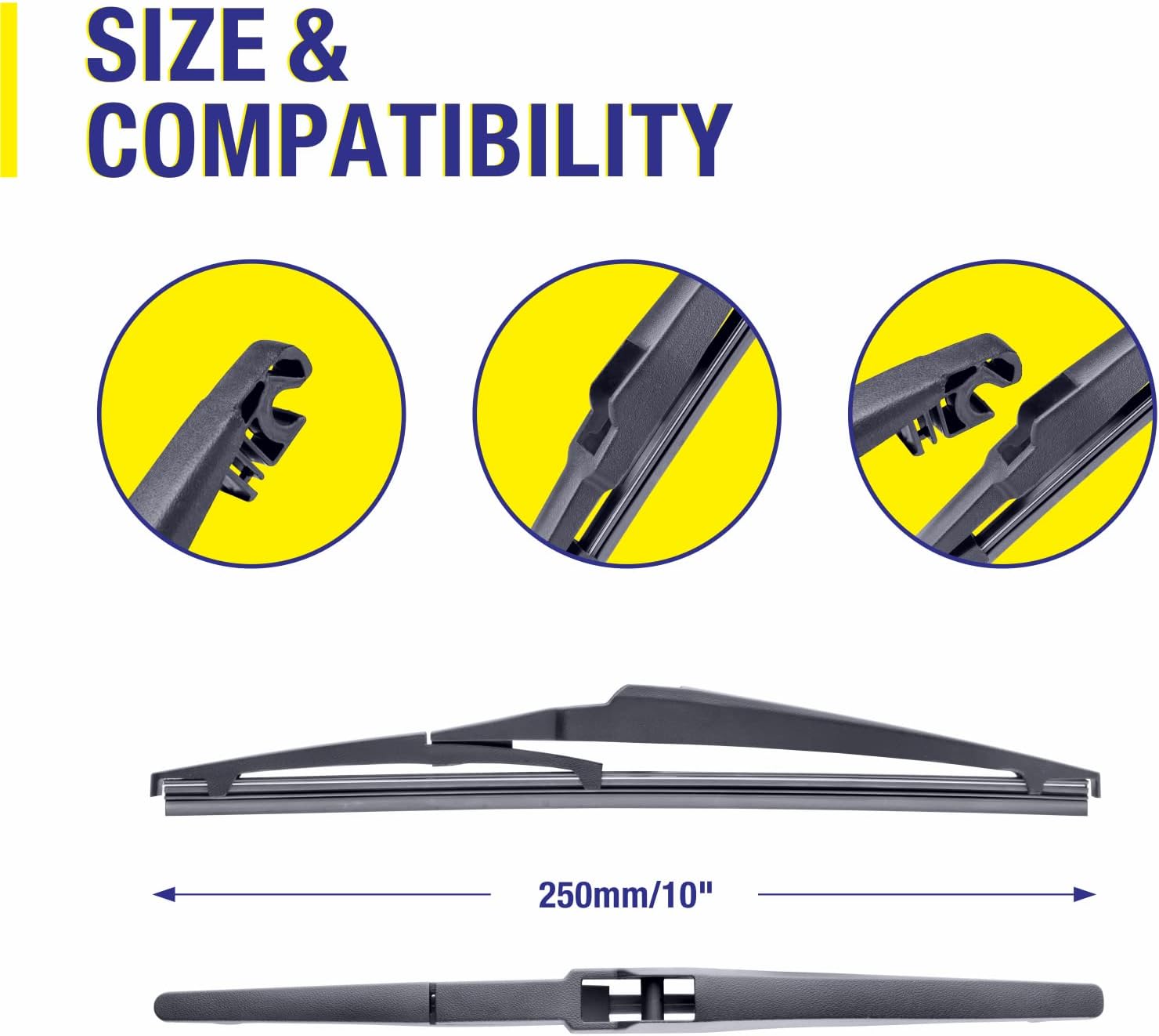 Detalle de 10" Rear Wiper Blades Replacement for TOYOTA RAV4 2018–2013
