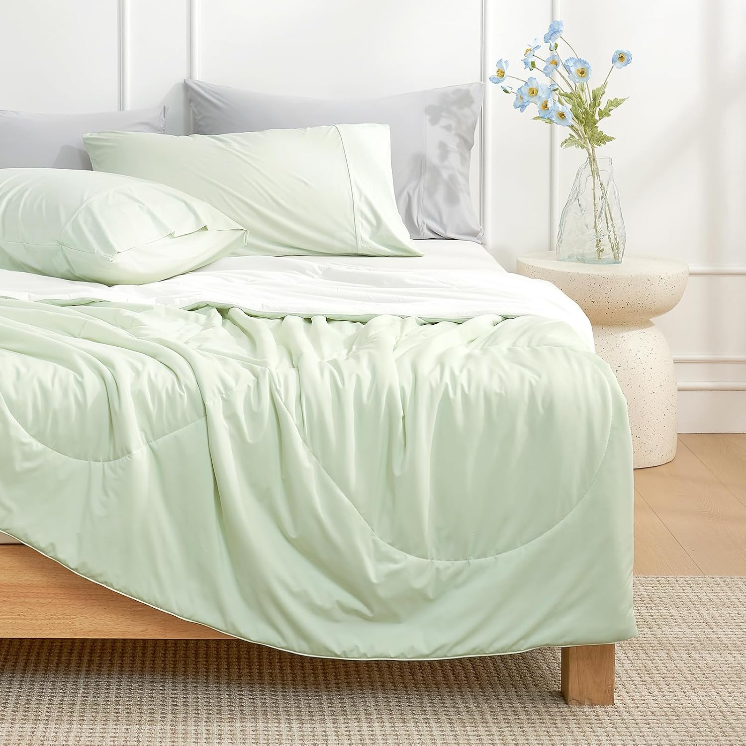 Thumbnail 5 de Cozy Bliss Cooling Comforter Queen Size: Lightweight, Breathable Comfort for Hot Sleepers