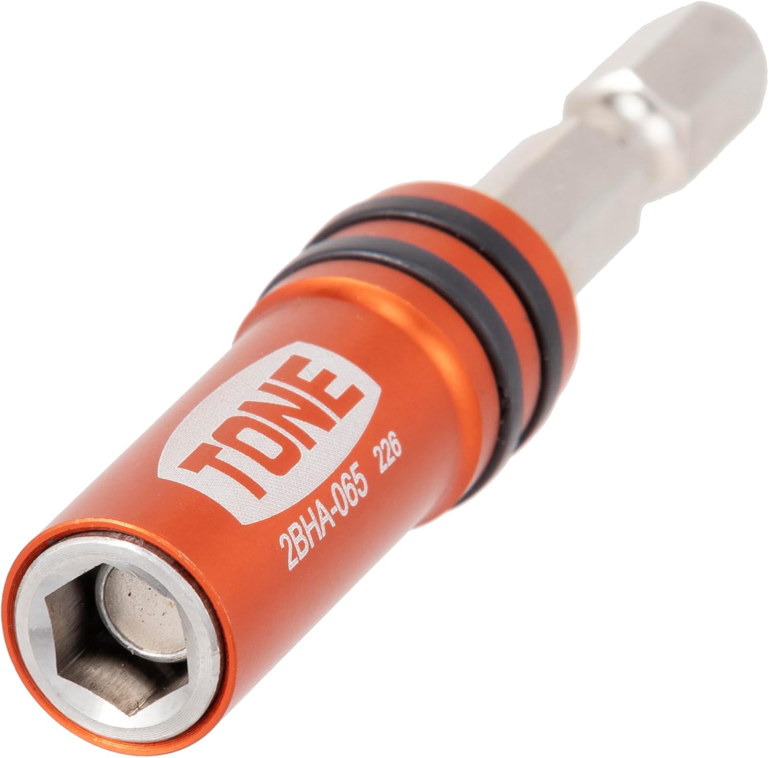 Detalle de トネ(TONE) 2BHA-065 電動ドリル用ビットホルダー 6.35mm対応・全長65mm・レッド