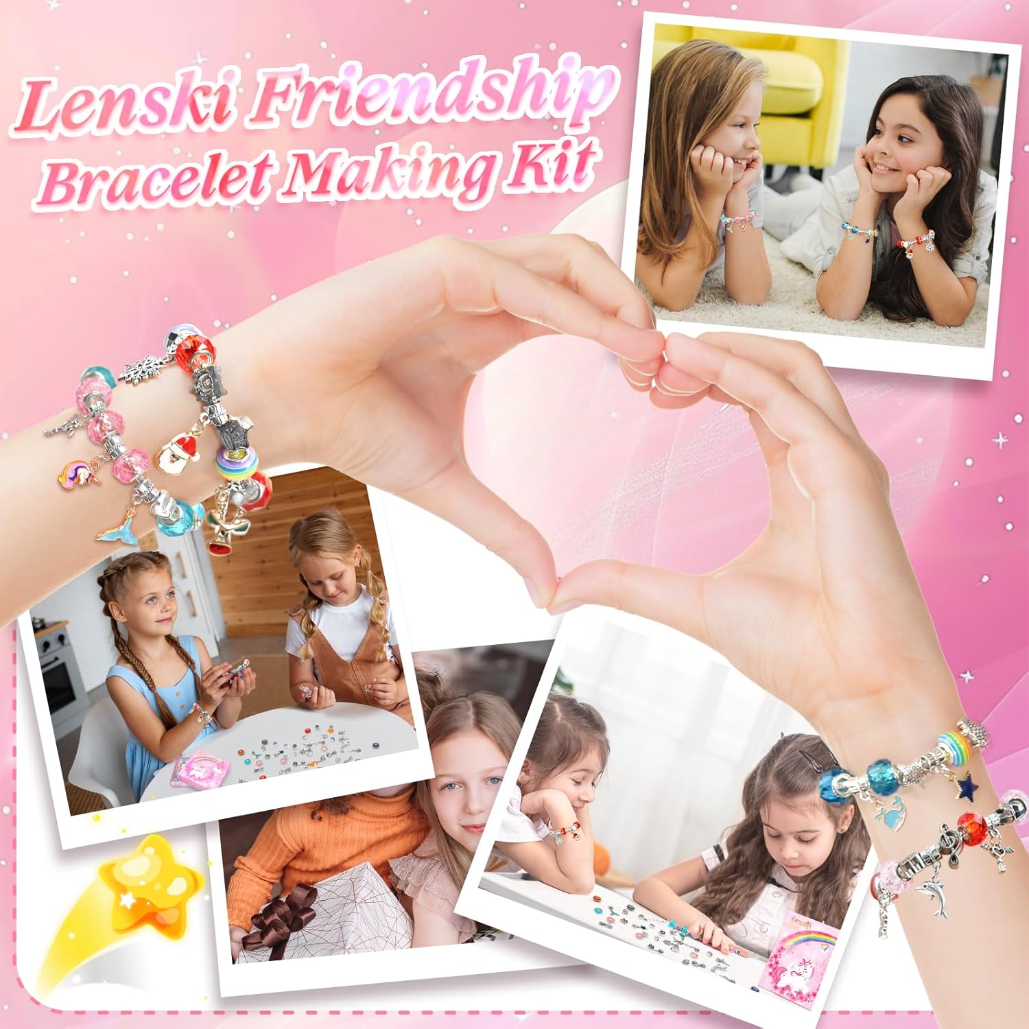 Thumbnail 3 de Lenski Unicorn Jewellery Bracelet Making Kit for Girls