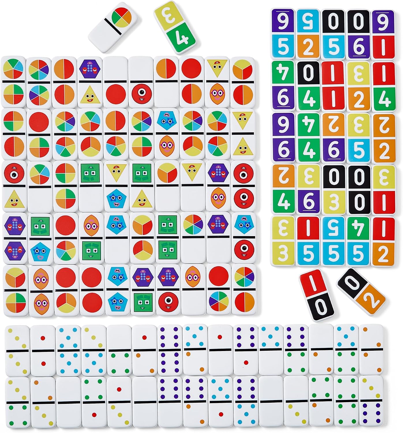 Detalle de Learning Resources Numberblocks Set di Domino: gioco educativo per numeri da 1 a 6