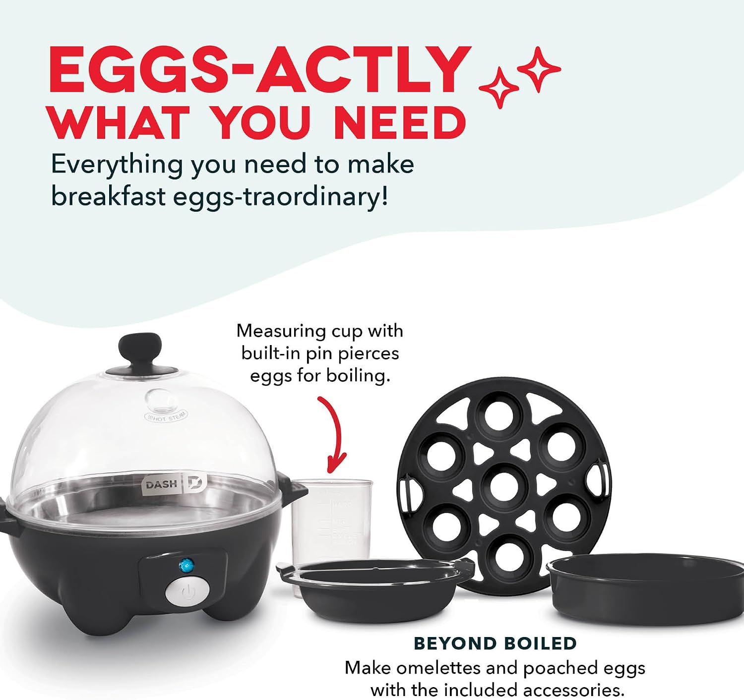 Detalle 1 de DASH Rapid Egg Cooker