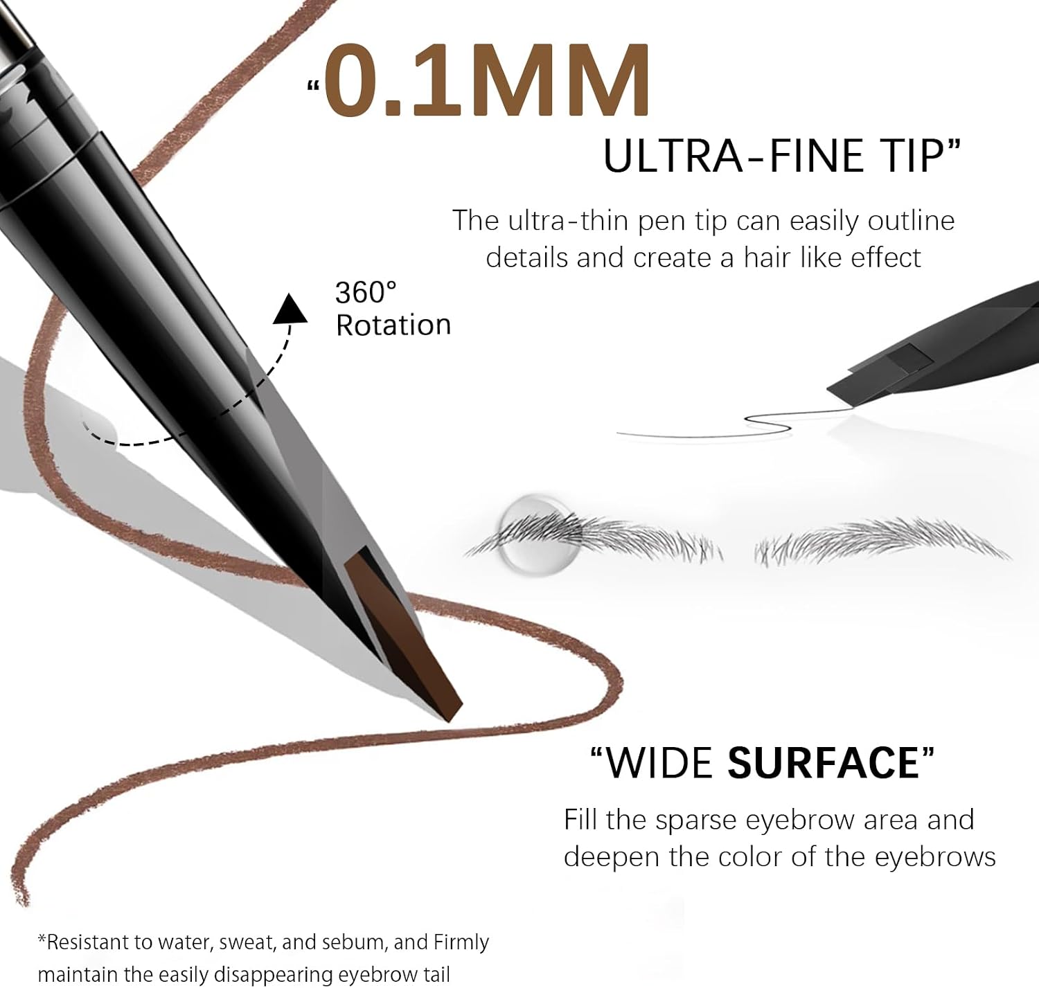 Detalle de MAVENI 02 Light Grey Microblading Eyebrow Pencil with 0.1 mm Tip