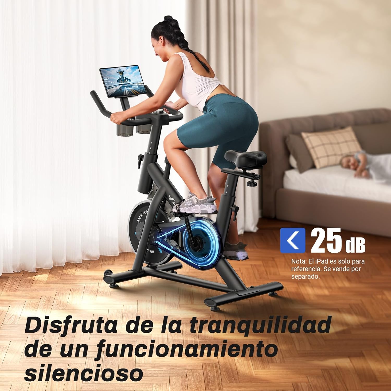 Thumbnail 2 de MERACH Cycleta profesional 136 KG