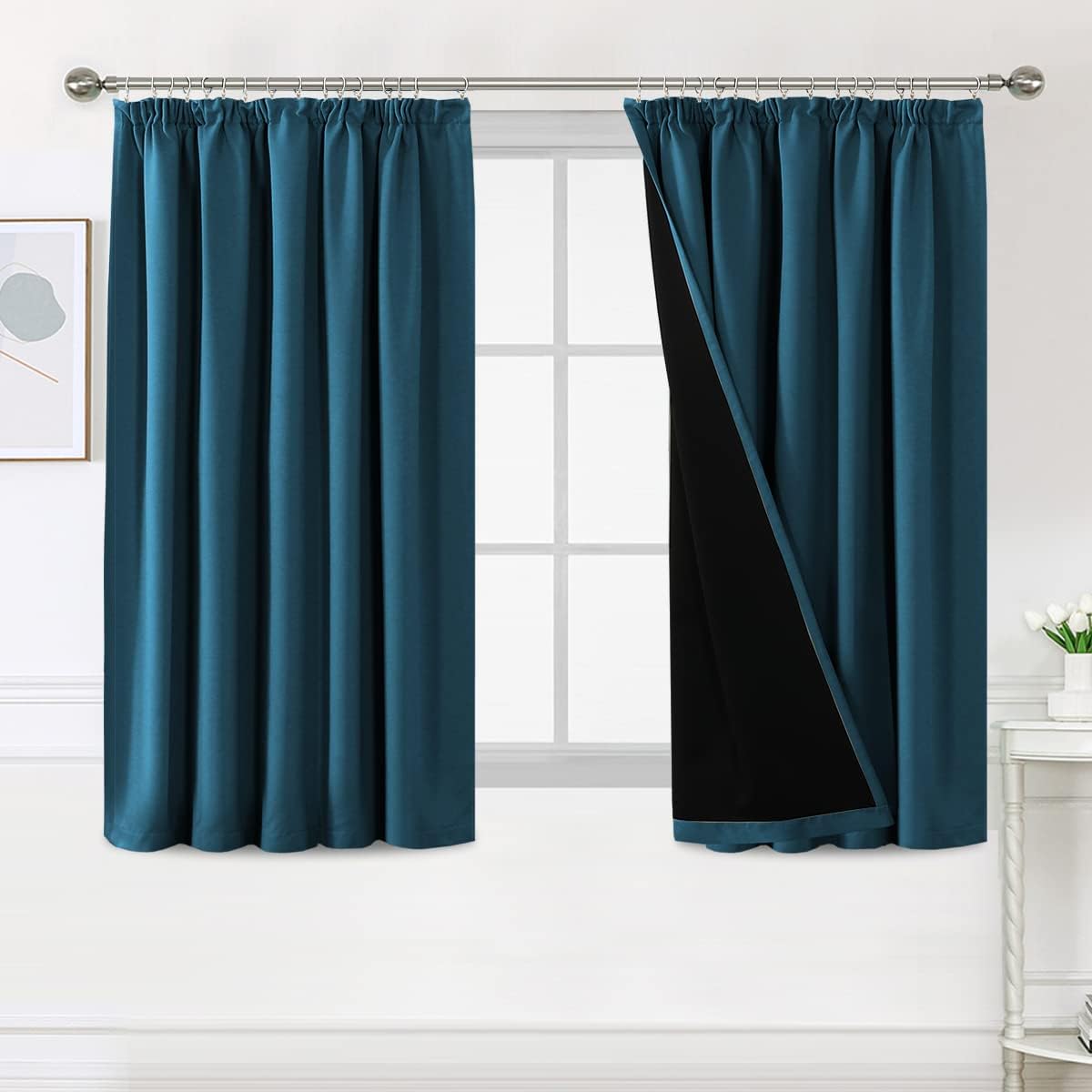 Detalle de BellaHills blackout curtains, 2 panels