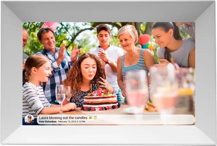 Thumbnail 3 de Denver PFF-1063 Weiß 10,1 Zoll Bilderrahmen