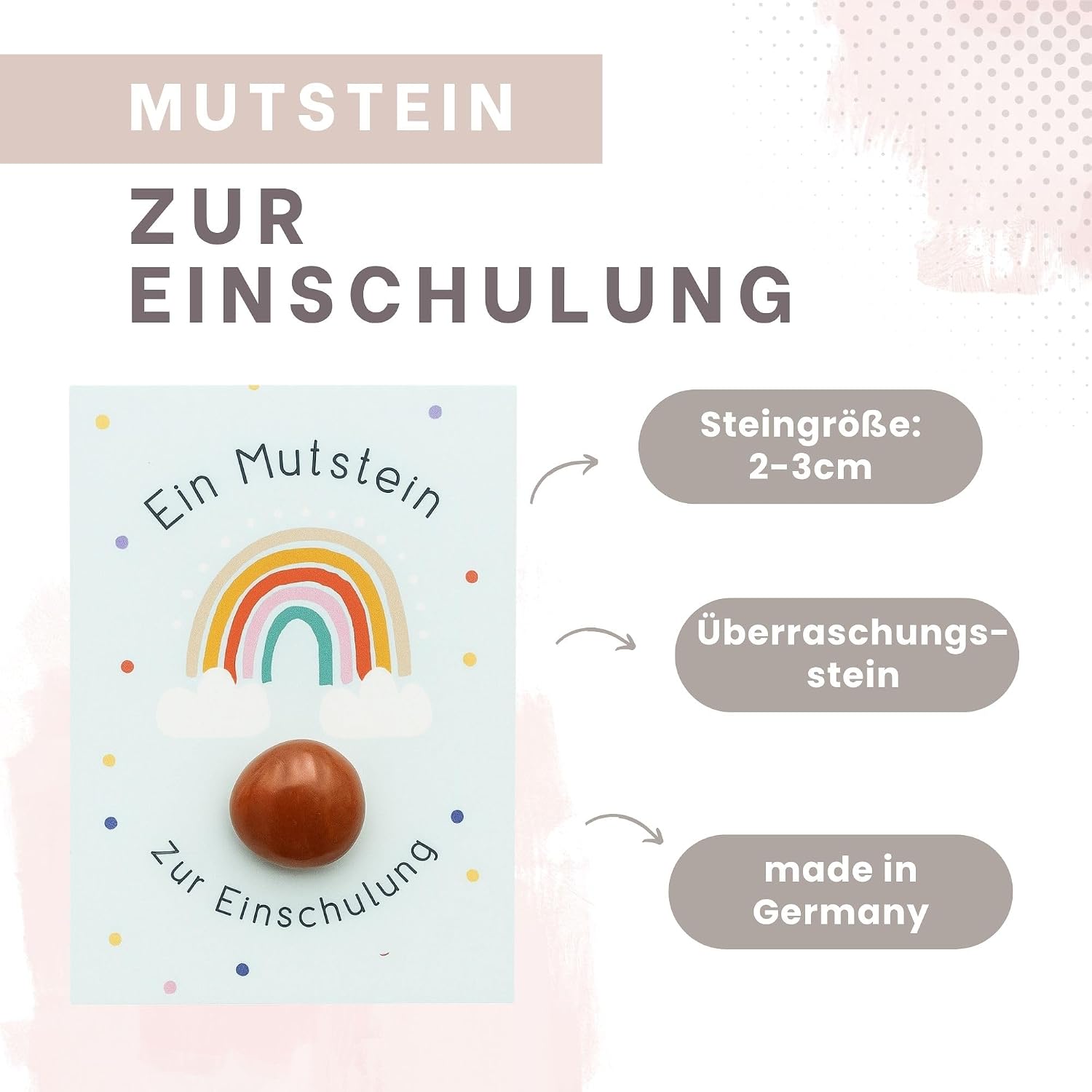 Detalle de Milaboo Mutstein Schulkind I – Geschenk zur Einschulung