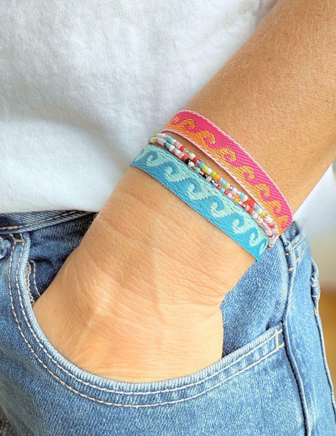 Thumbnail 1 de happymaker Stoffarmbänder – Boho-Statement, wasserdicht und handmade in Deutschland