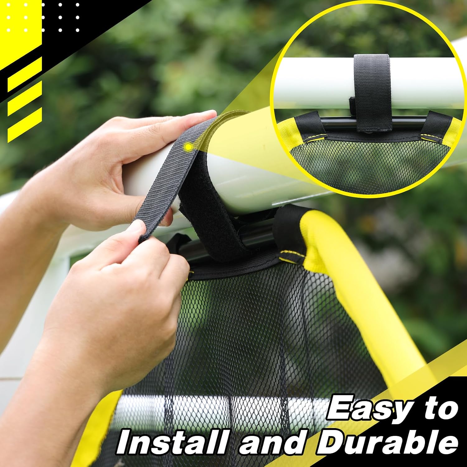 Detalle de Happy Jump 3-in-1 Football Target Net and Portable Ball Bag: Practical Training Aids for Accurate Shooting
