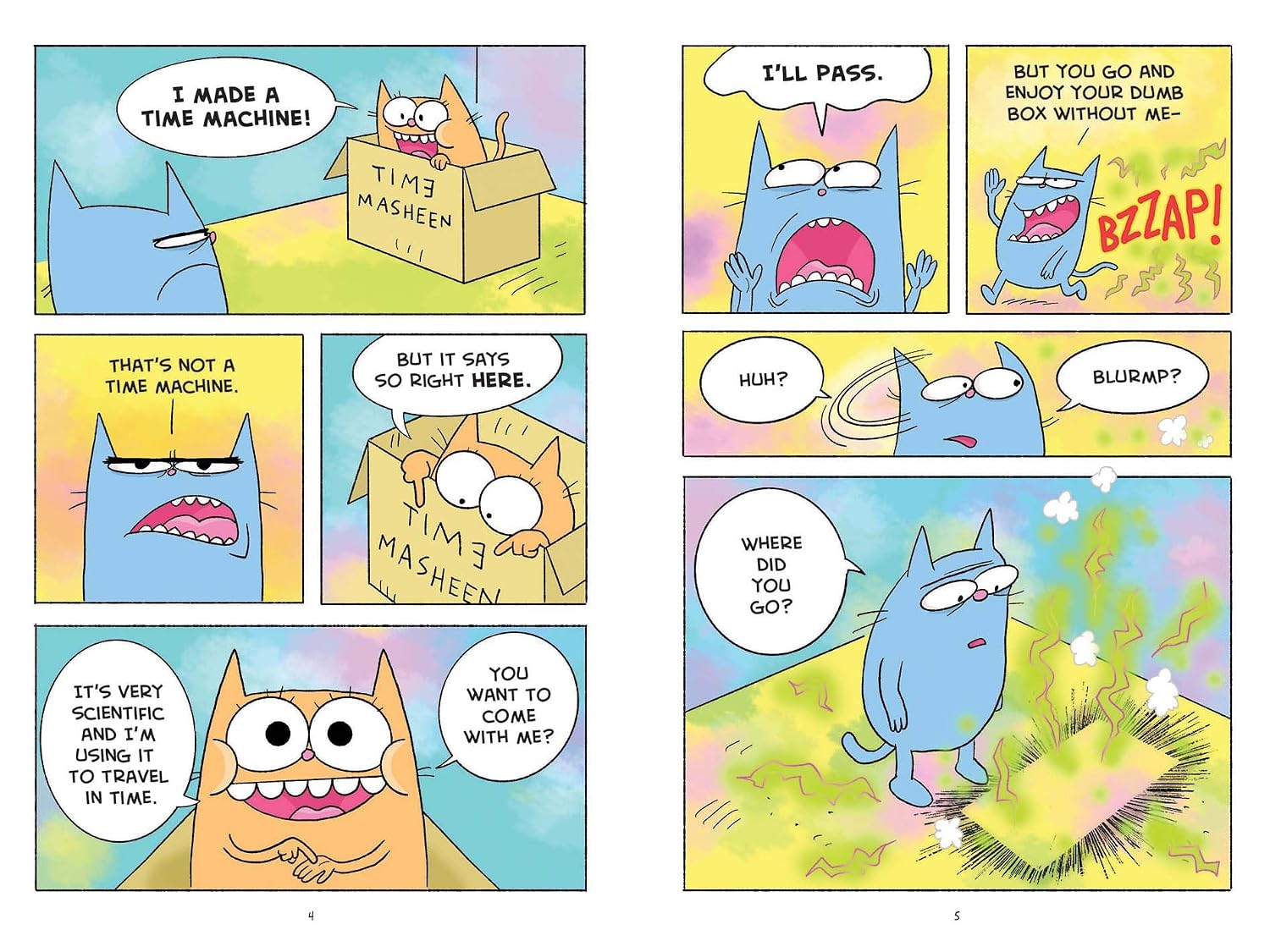 Thumbnail 2 de A Blurmp in Time (Catwad's Friend Blurmp #1) Graphic Novel