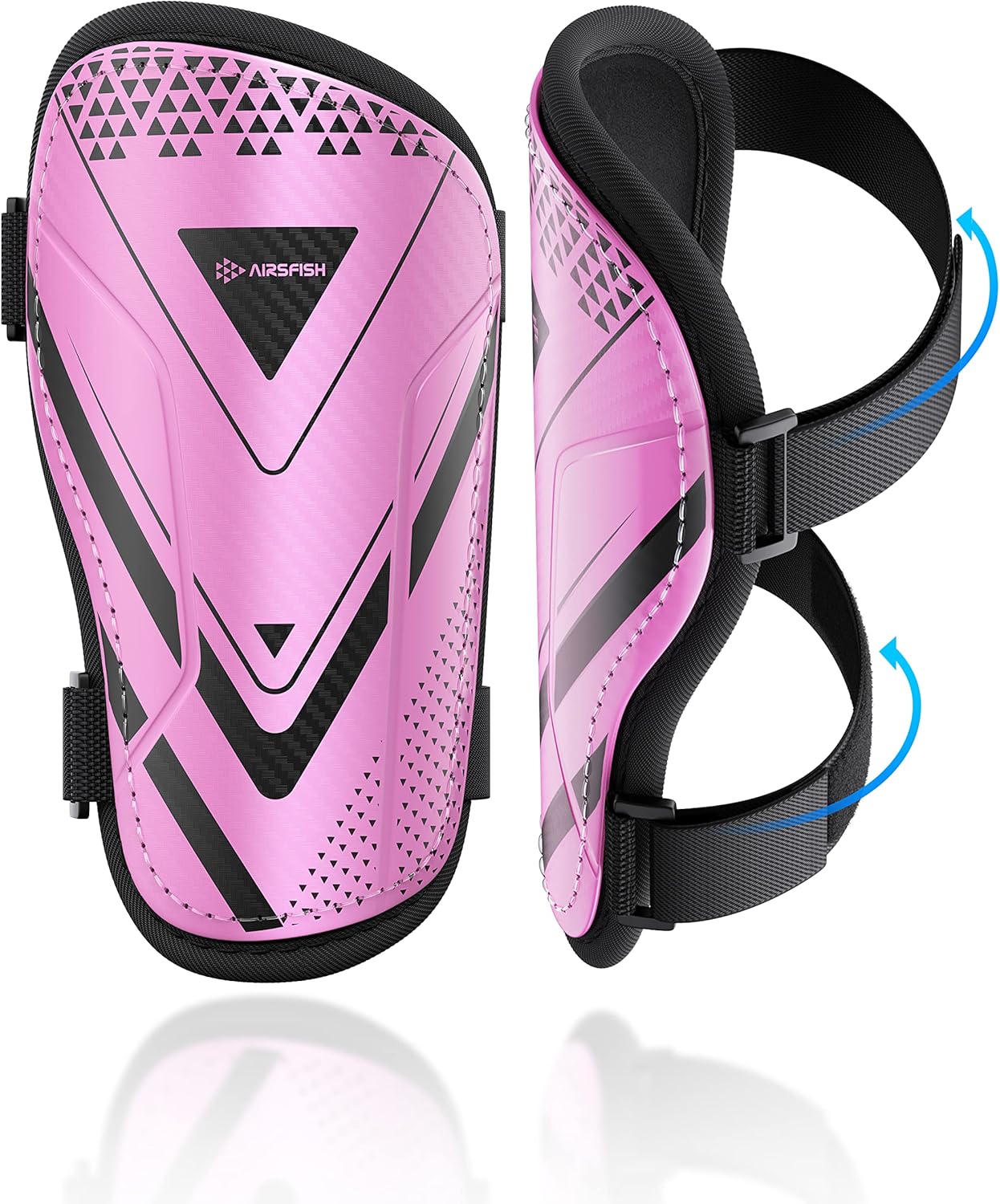 Kids Soccer Shin Guards (CE Certified) — 4 Sizes Youth Shin Protection, 1 Pair