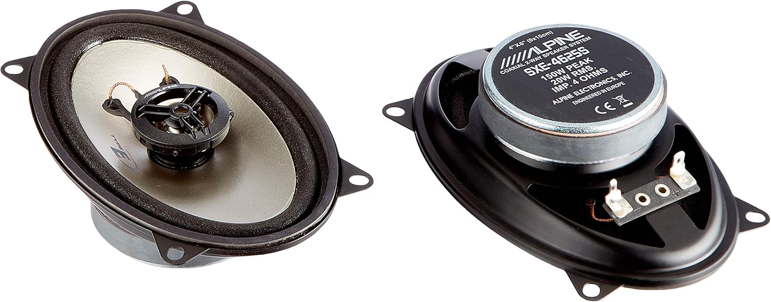 Detalle de Alpine SXE-4625S 10x15 cm 2-weg coaxiale luidspreker, 20 W RMS
