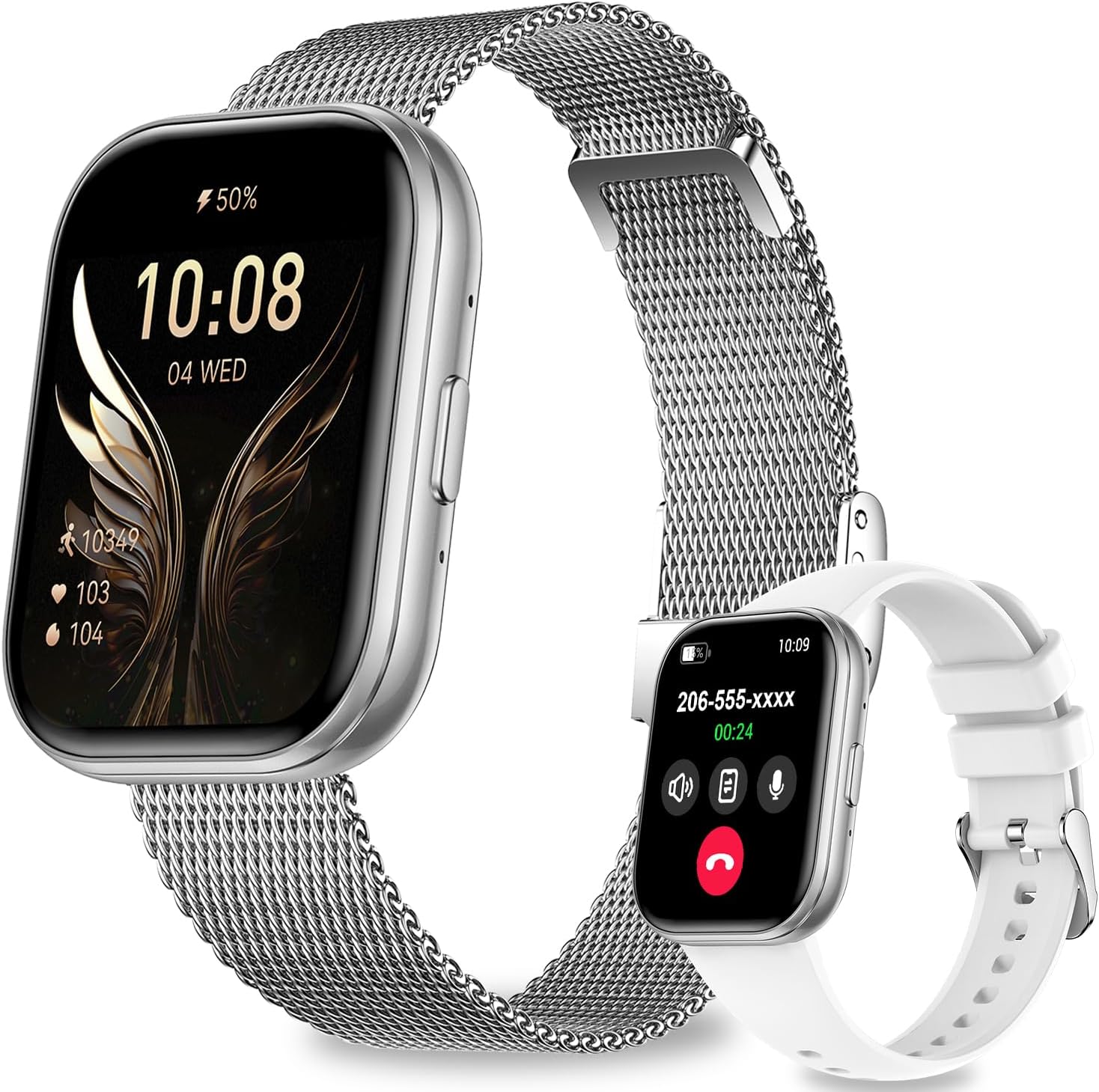 Detalle de niolina Smart Watch 1.75" HD fitness tracker