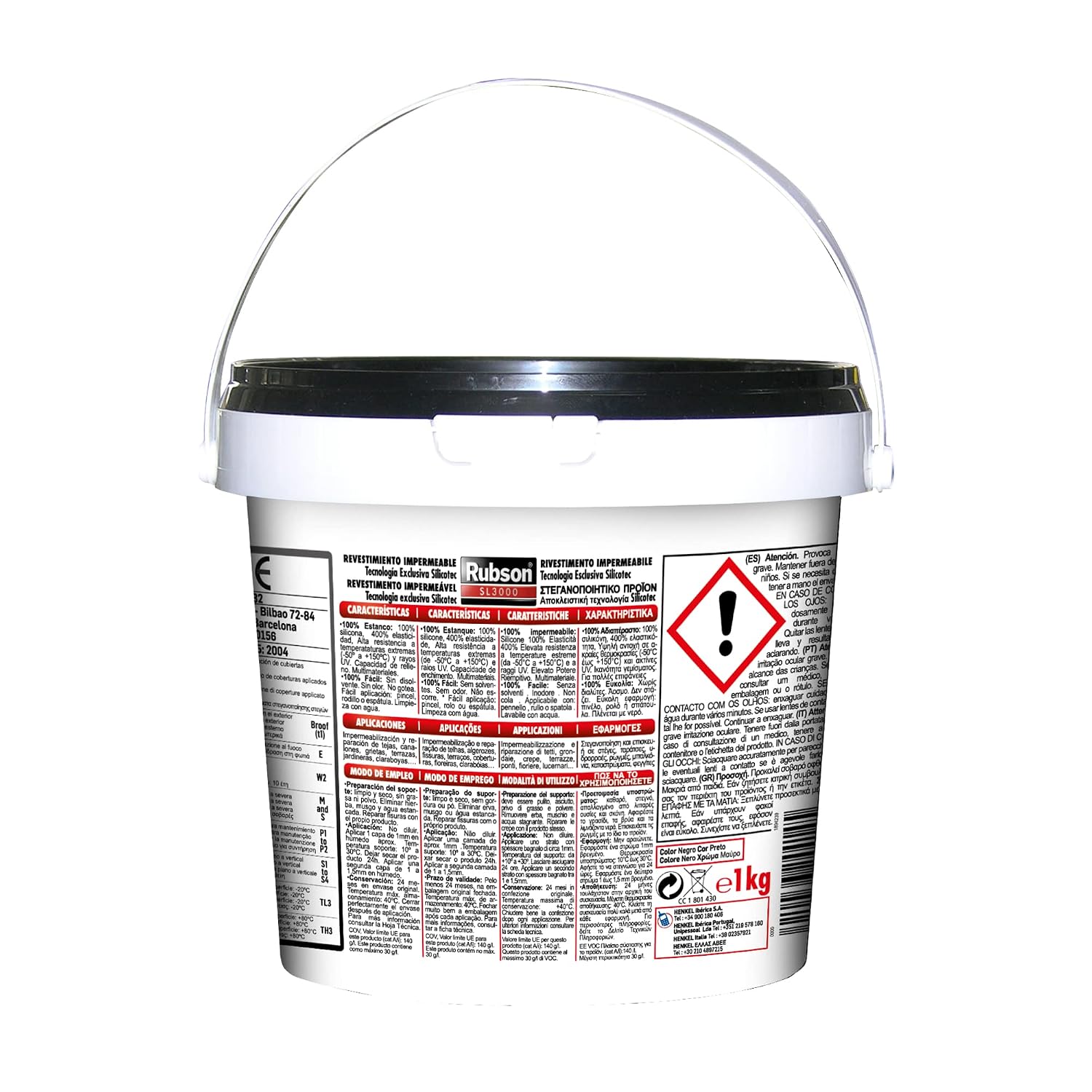 Thumbnail 1 de Rubson Aquablock Silicone Liquido SL3000 1kg