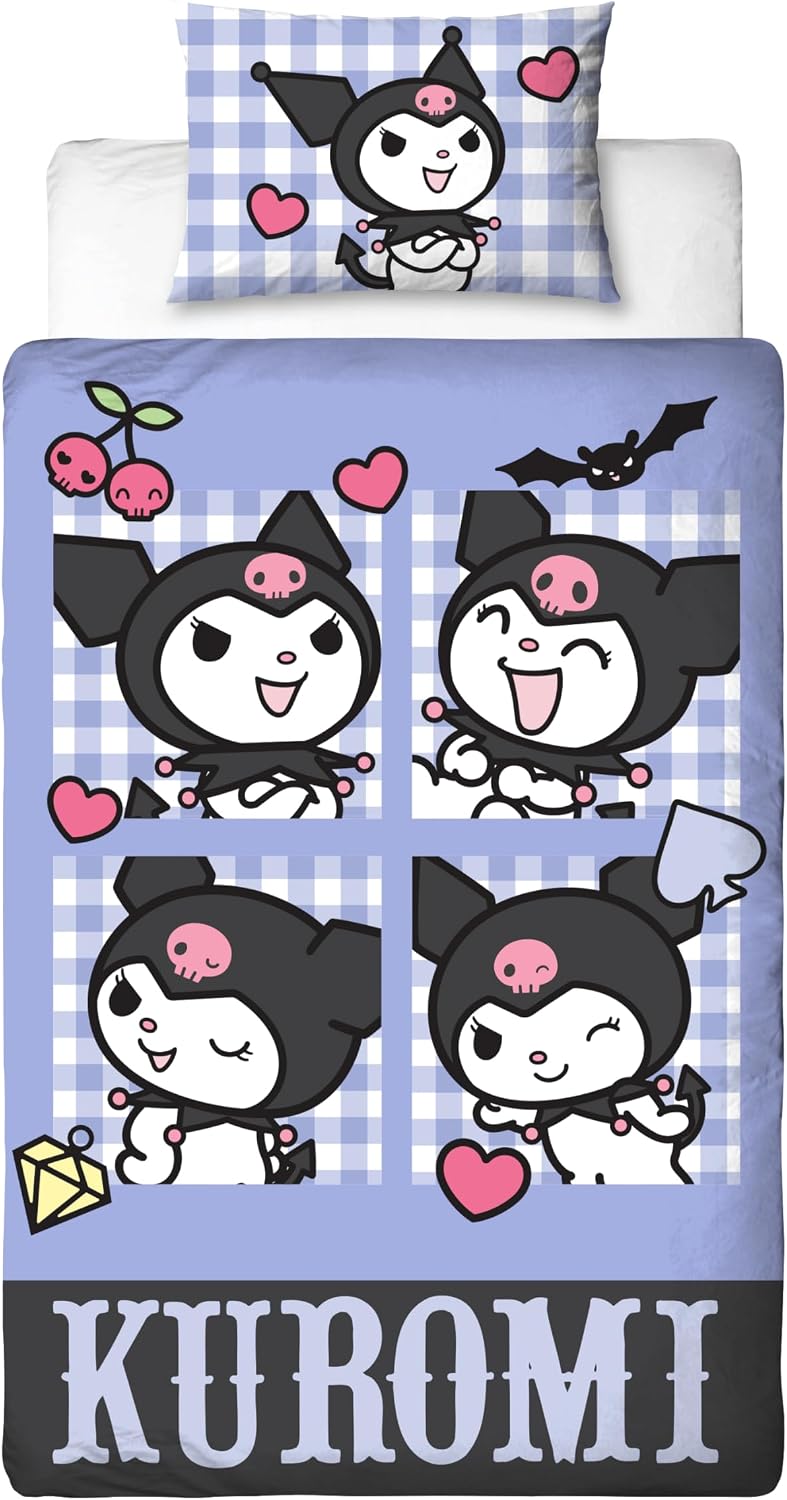 Thumbnail 6 de Parure de lit Simple Hello Kitty – Kuromi Réversible (135 x 200 cm)