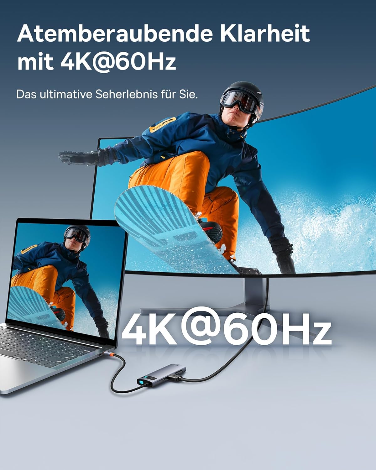 Thumbnail 2 de Baseus USB-C Hub 7-in-1 Adapter 4K
