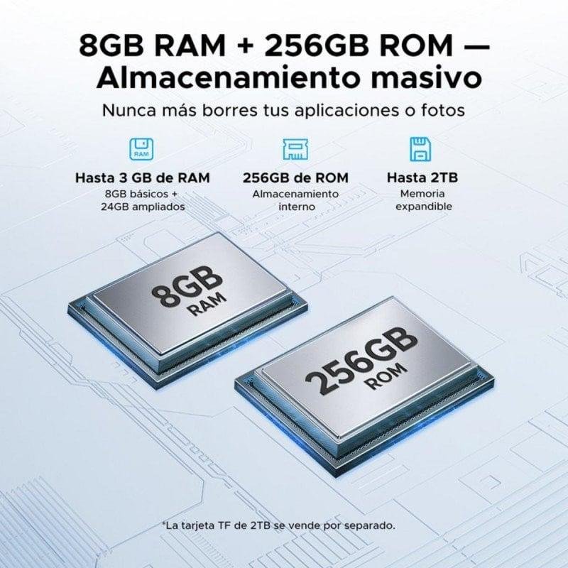 Detalle de Doogee Tab E3 Max 4G de 14" con 32 GB/256 GB en Negro: ficha de compra práctica