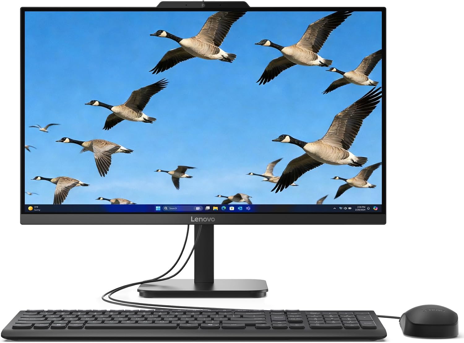 Detalle de Lenovo all-in-one desktop computer with 1TB SSD