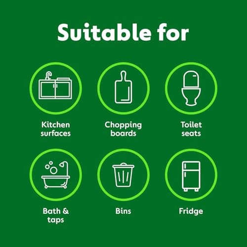 Detalle de Dettol Cleansing Surface Biodegradable Wipes, No Odour (4 x 110) 440