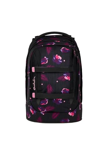 Detalle de Satch Schulrucksack Pack Mystic Nights – Lila: Viel Platz, flexible Einstellung und nachhaltige Produktion