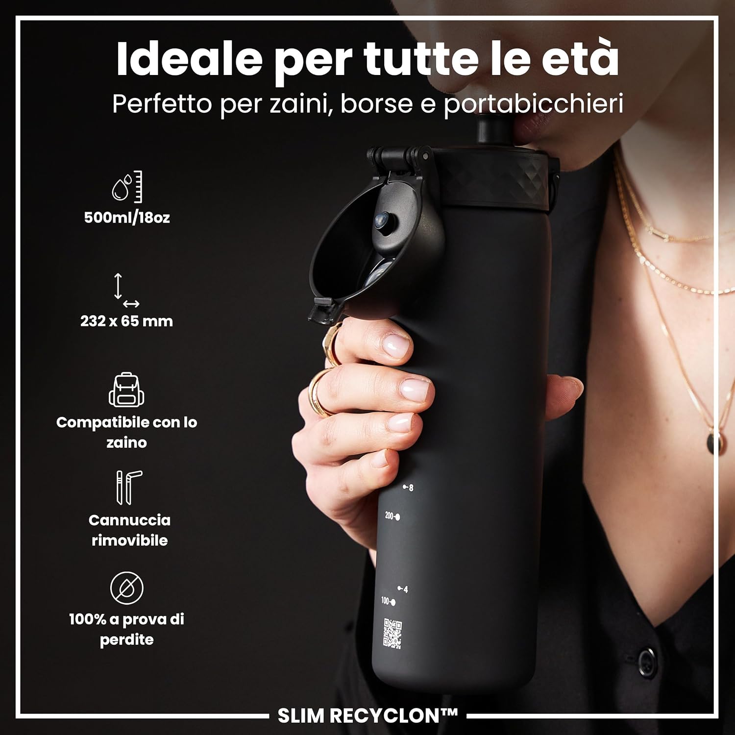 Detalle 2 de Ion8 Borraccia a prova di perdite 🥤
