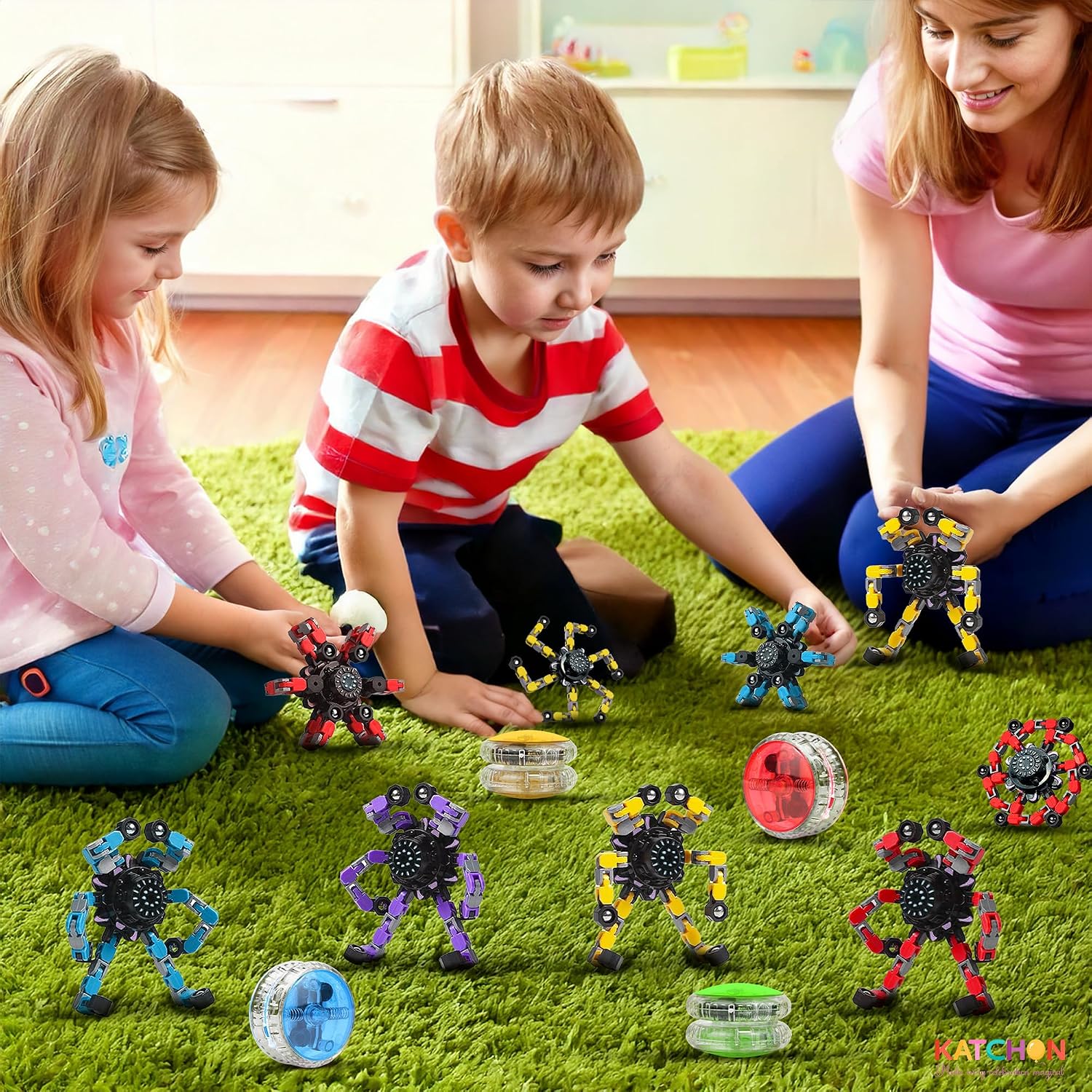Thumbnail 6 de KatchOn Transformable Robot Fidget Spinner – Pack of 24