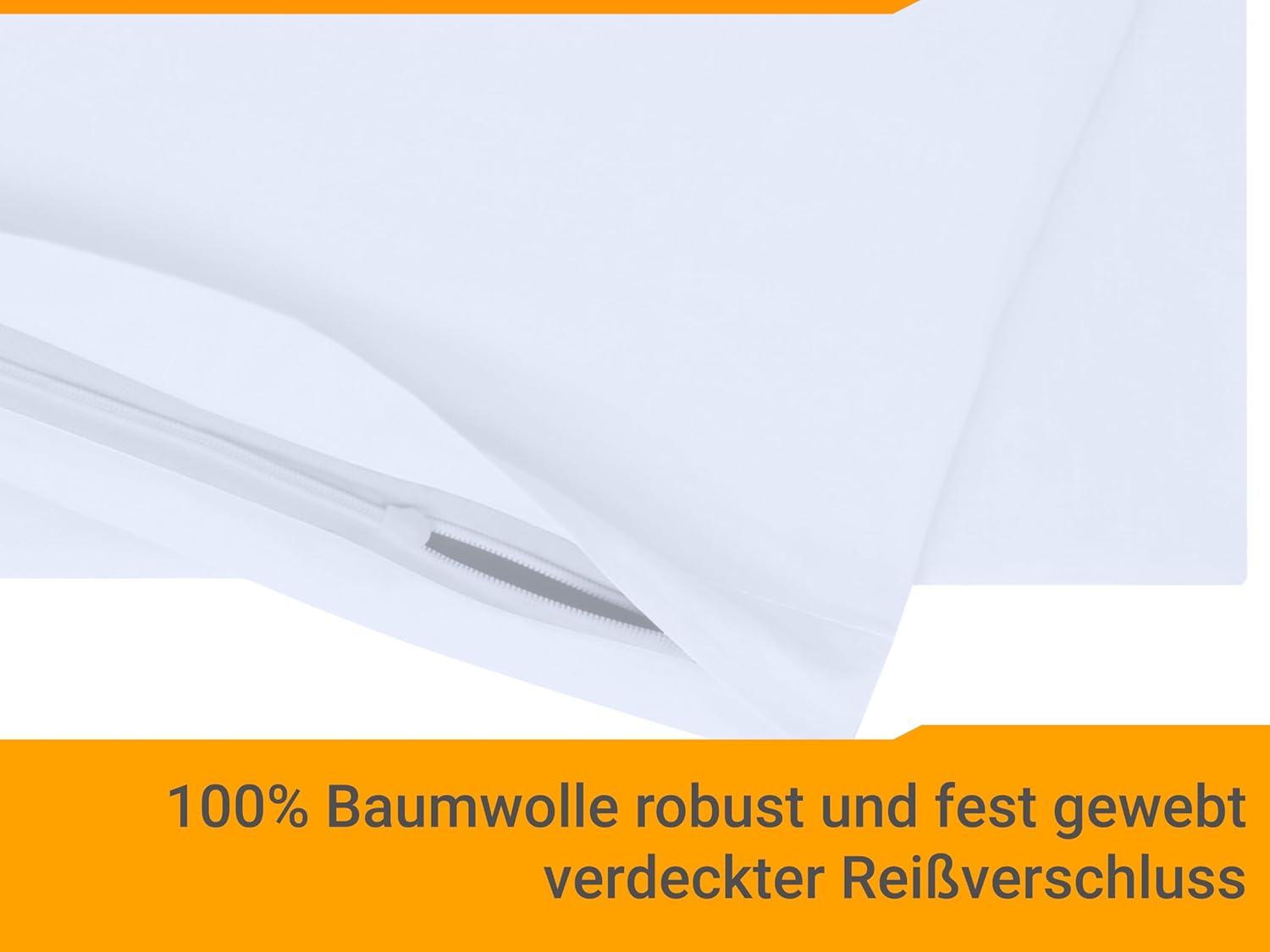 Thumbnail 3 de Housse Coussin 40x40 Unie – Lot de 2 Blanc – npluseins