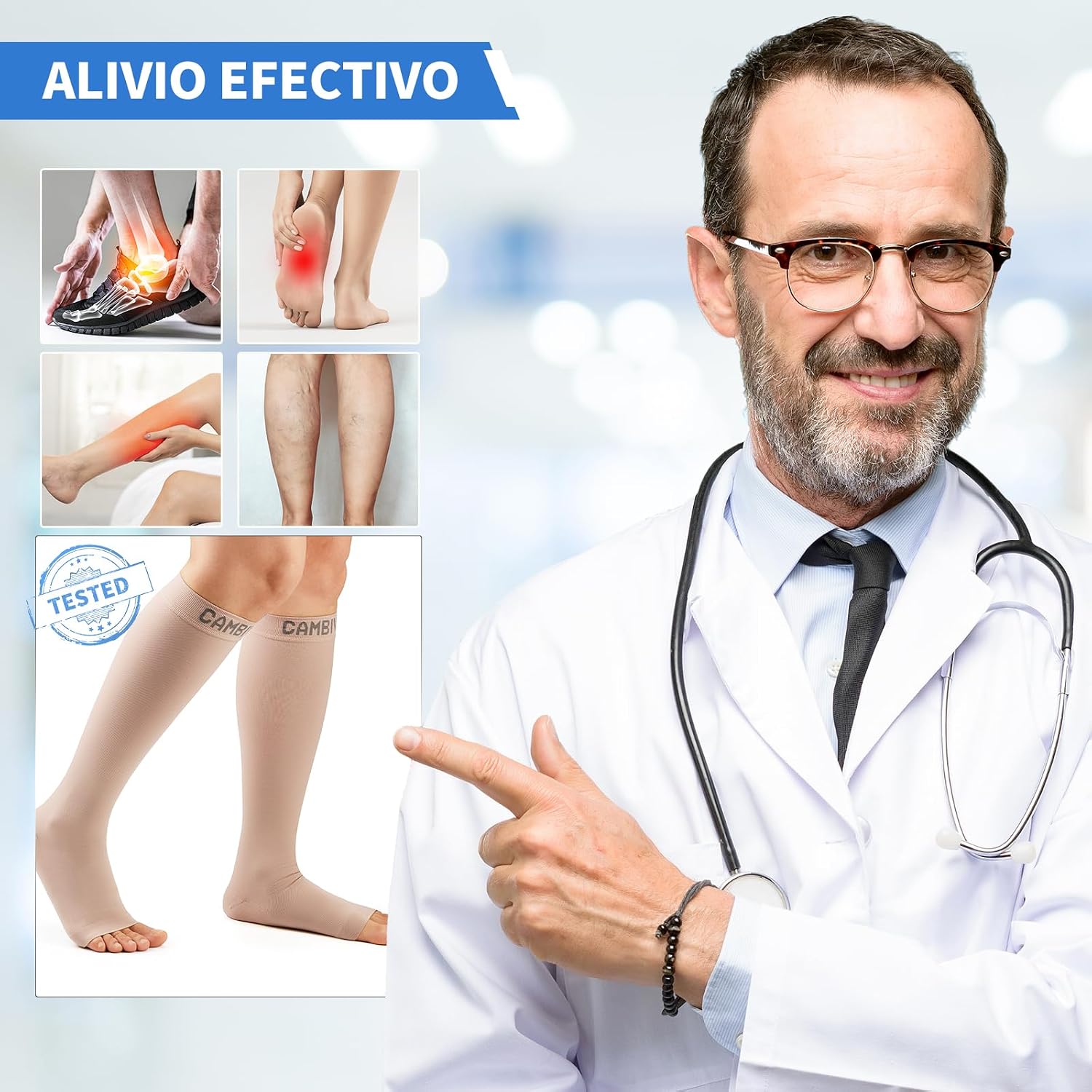 Thumbnail 5 de CAMBIVO Medias de Compresión 20-30 mmHg