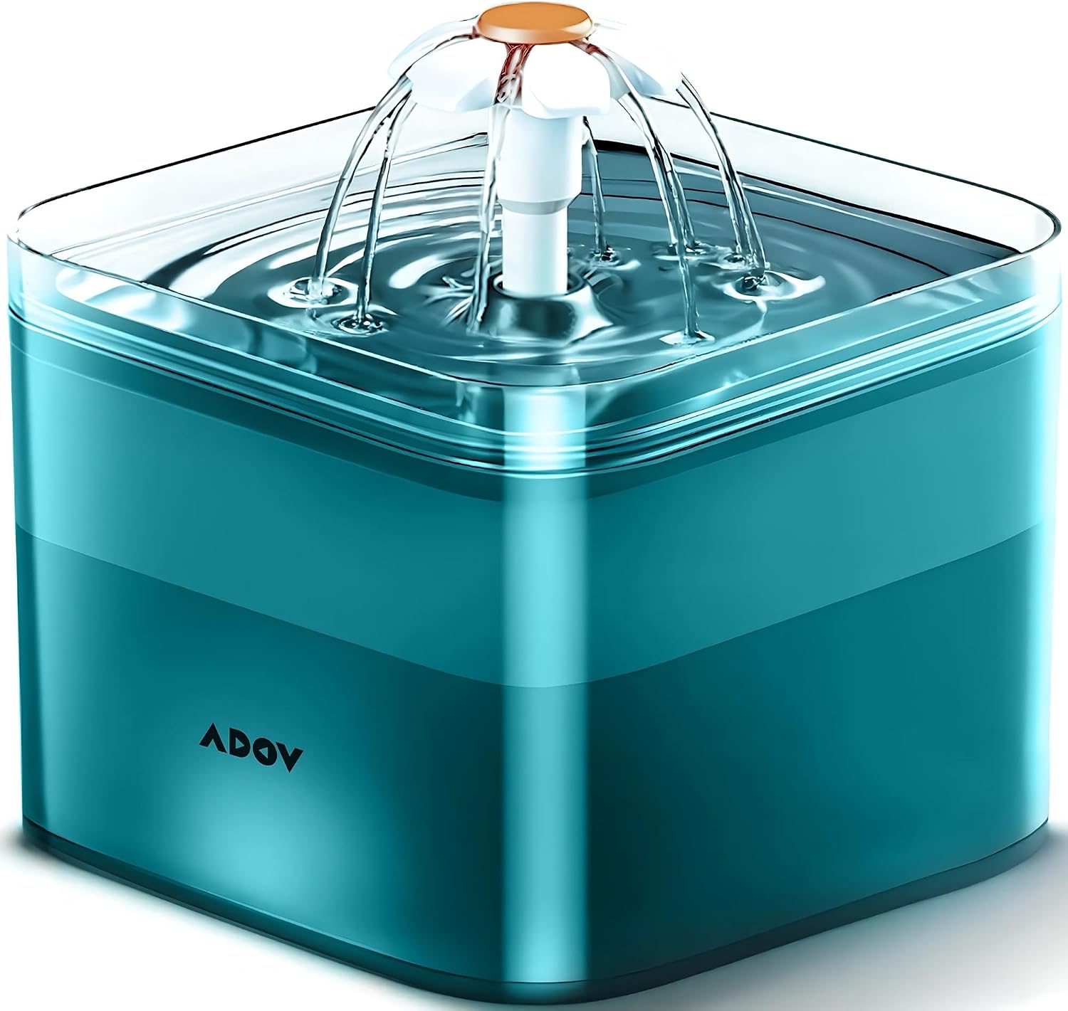 Detalle de ADOV Cat Water Fountain 2L – Quiet, Hygienic Drinking Water for Cats, Kittens & Small Dogs