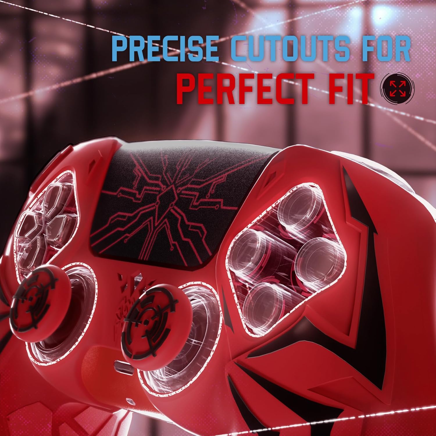 Thumbnail 3 de playvital Cyber Spider PS5 silicone case
