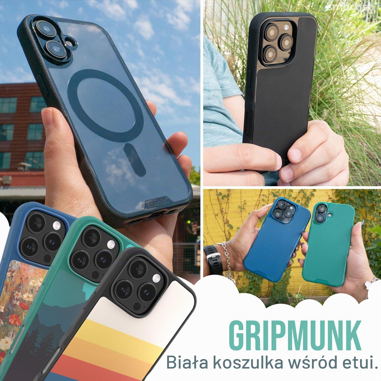 Thumbnail 5 de Smartish Gripmunk do iPhone’a 16 Pro Max – etui MagSafe z TPU