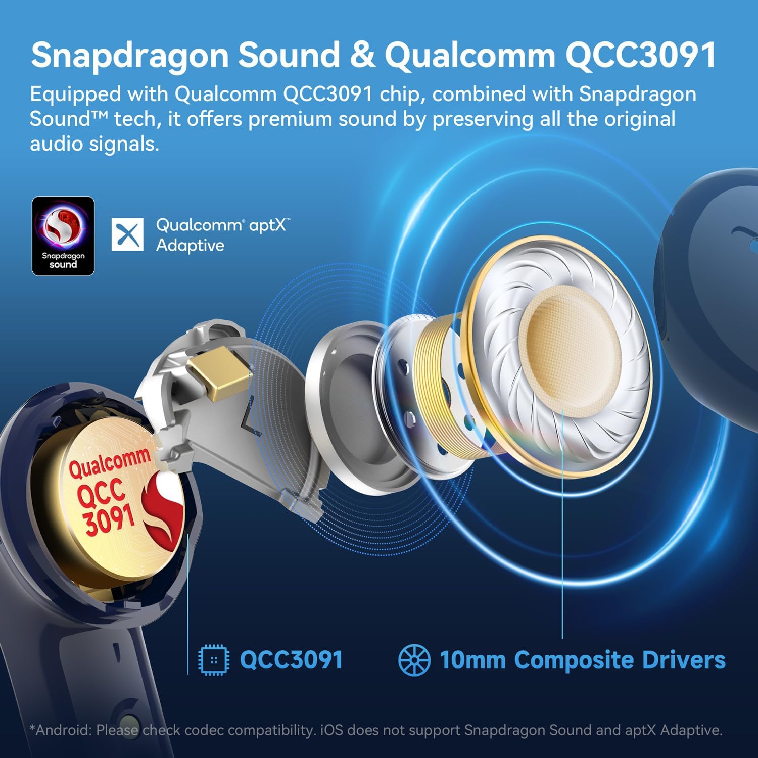 Thumbnail 2 de EarFun Air Pro 4 noise cancelling buds