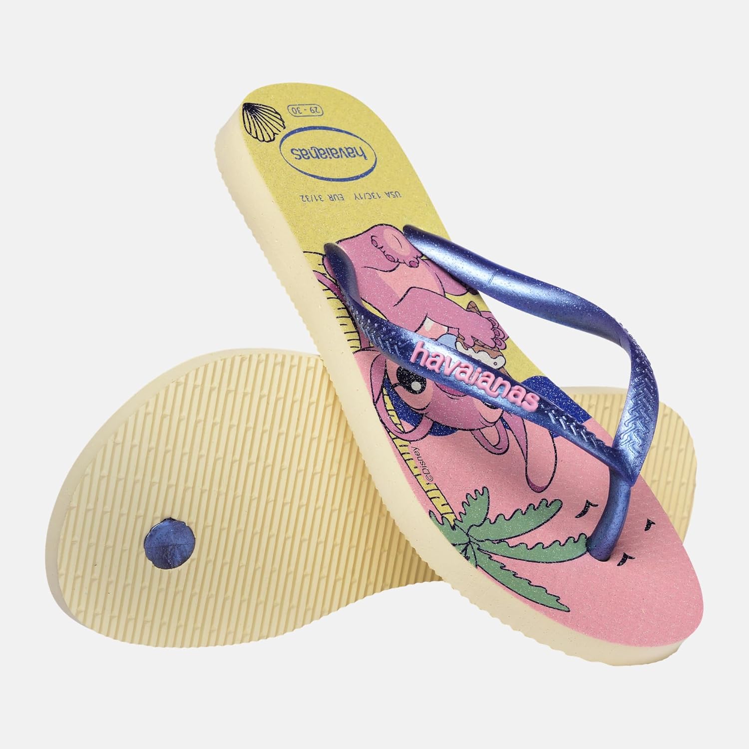 Detalle 2 de Havaianas Kids Slim Disney: infradito per principesse dell’estate