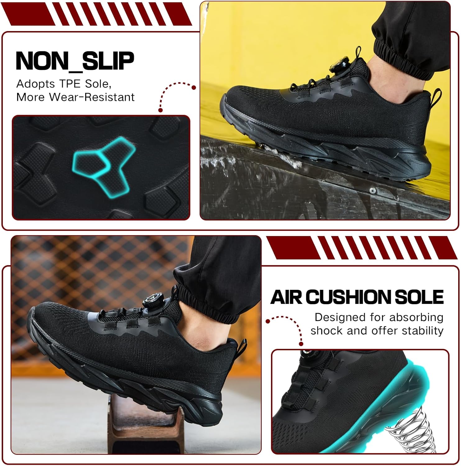 Thumbnail 6 de BAGHUY Steel Toe Cap Trainers 200J protection