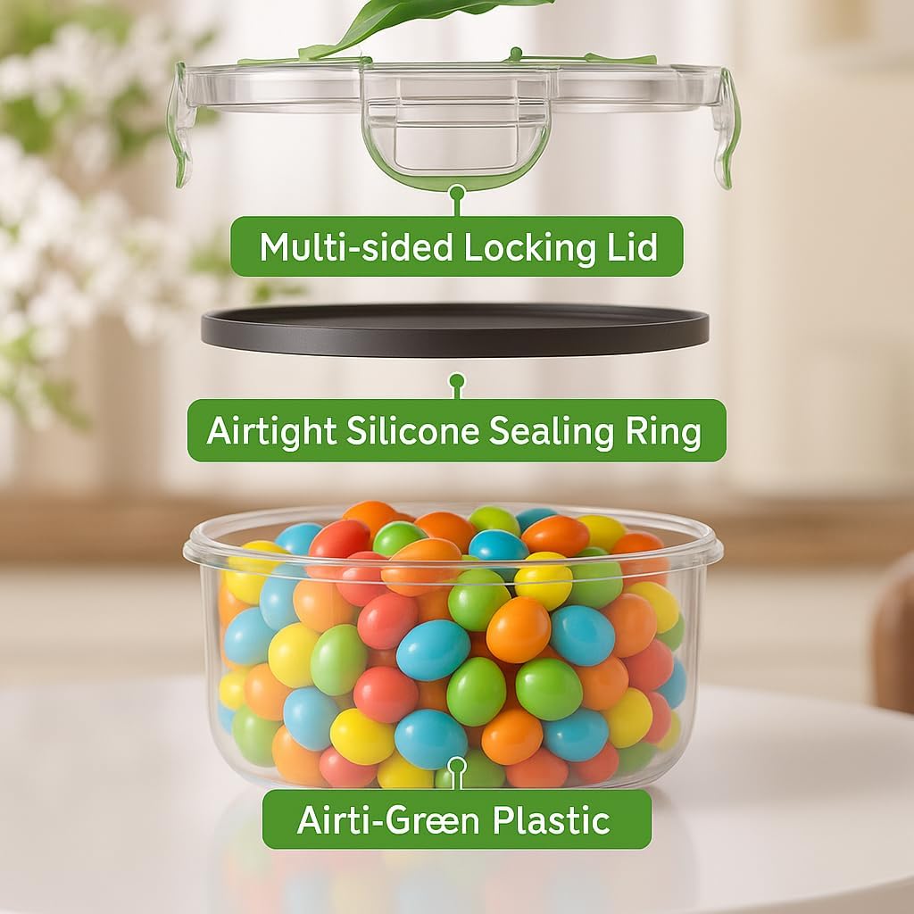 Detalle 2 de RockBerry 50 Food Storage Containers ๐ฑ
