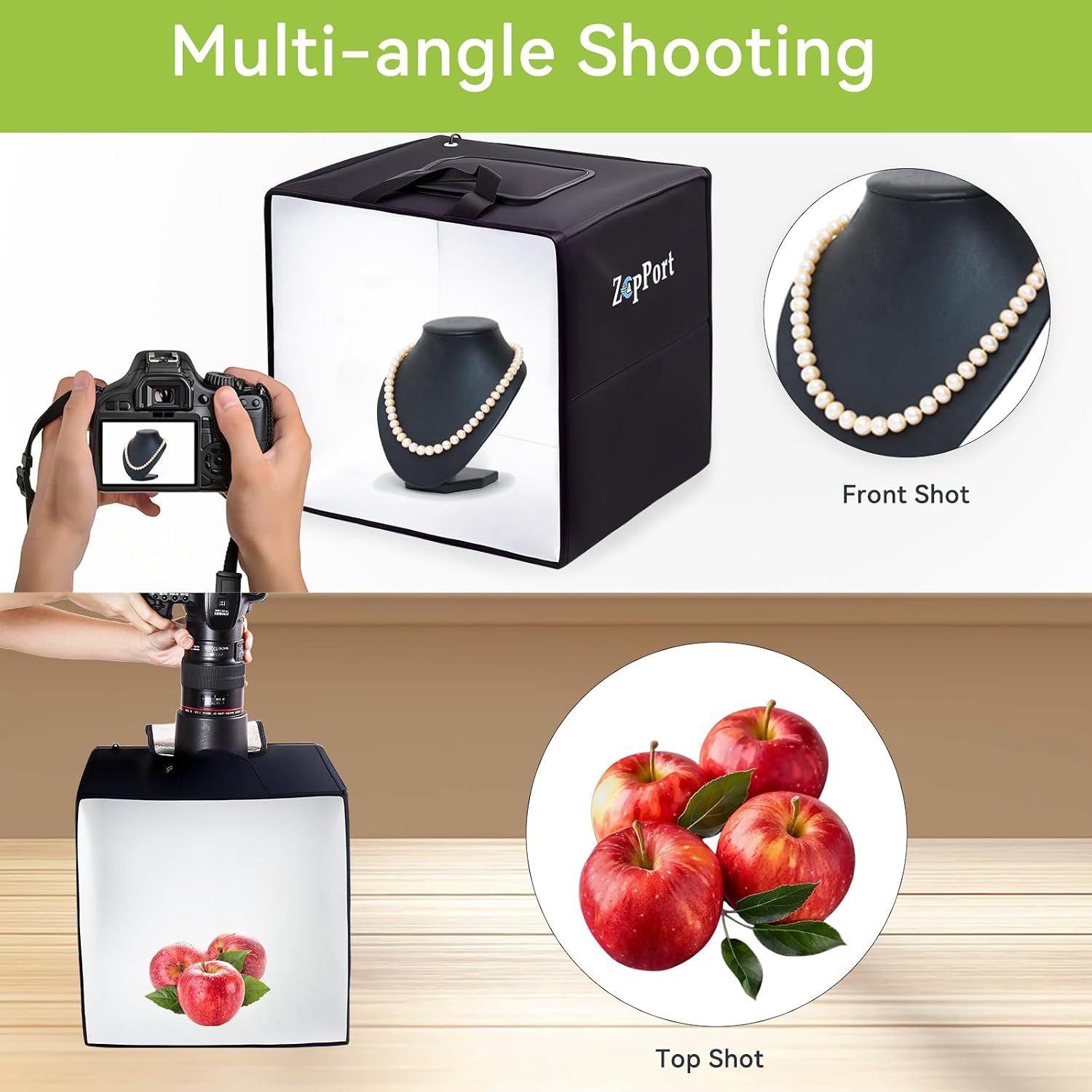 Thumbnail 4 de Photo Light Box 40x40cm with 120 LEDs