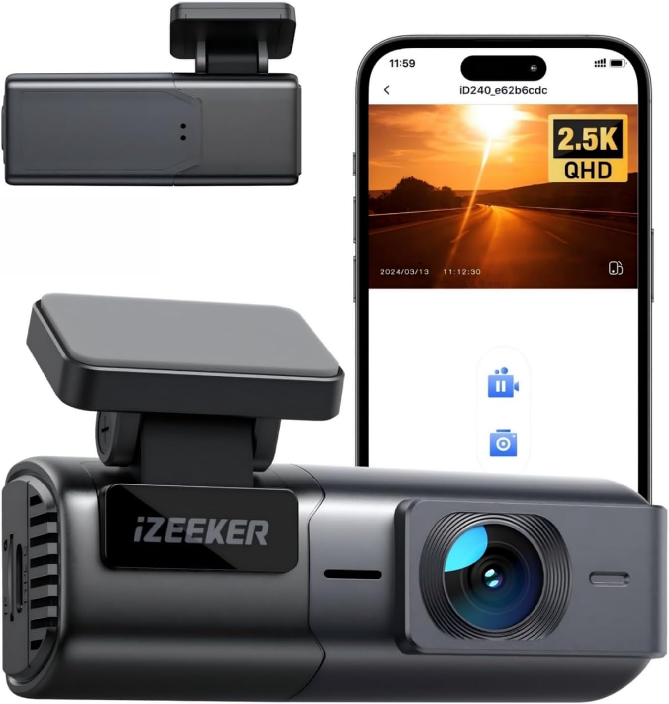 Detalle de iZEEKER 2.5K Dash Cam