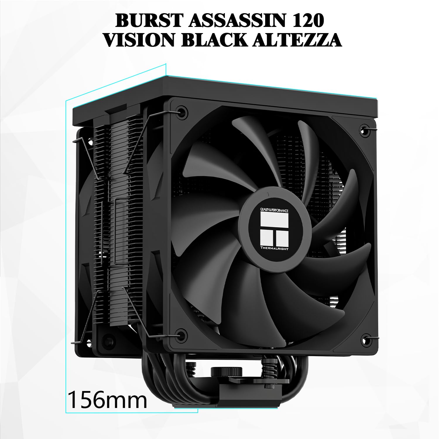 Thumbnail 6 de TR-Burst Assassin 120 Vision (écran LCD IPS 2,4" 320×240) radiateur CPU avec double ventilateur 12 cm