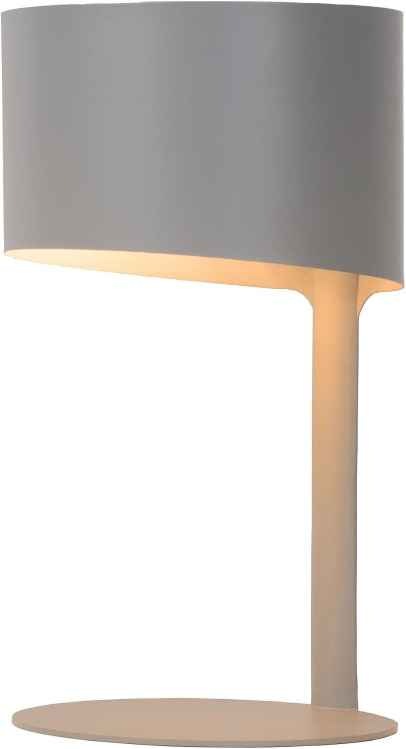 Thumbnail 4 de Lucide KnULLE – czarna metalowa lampa stołowa Ø 15 cm, E14