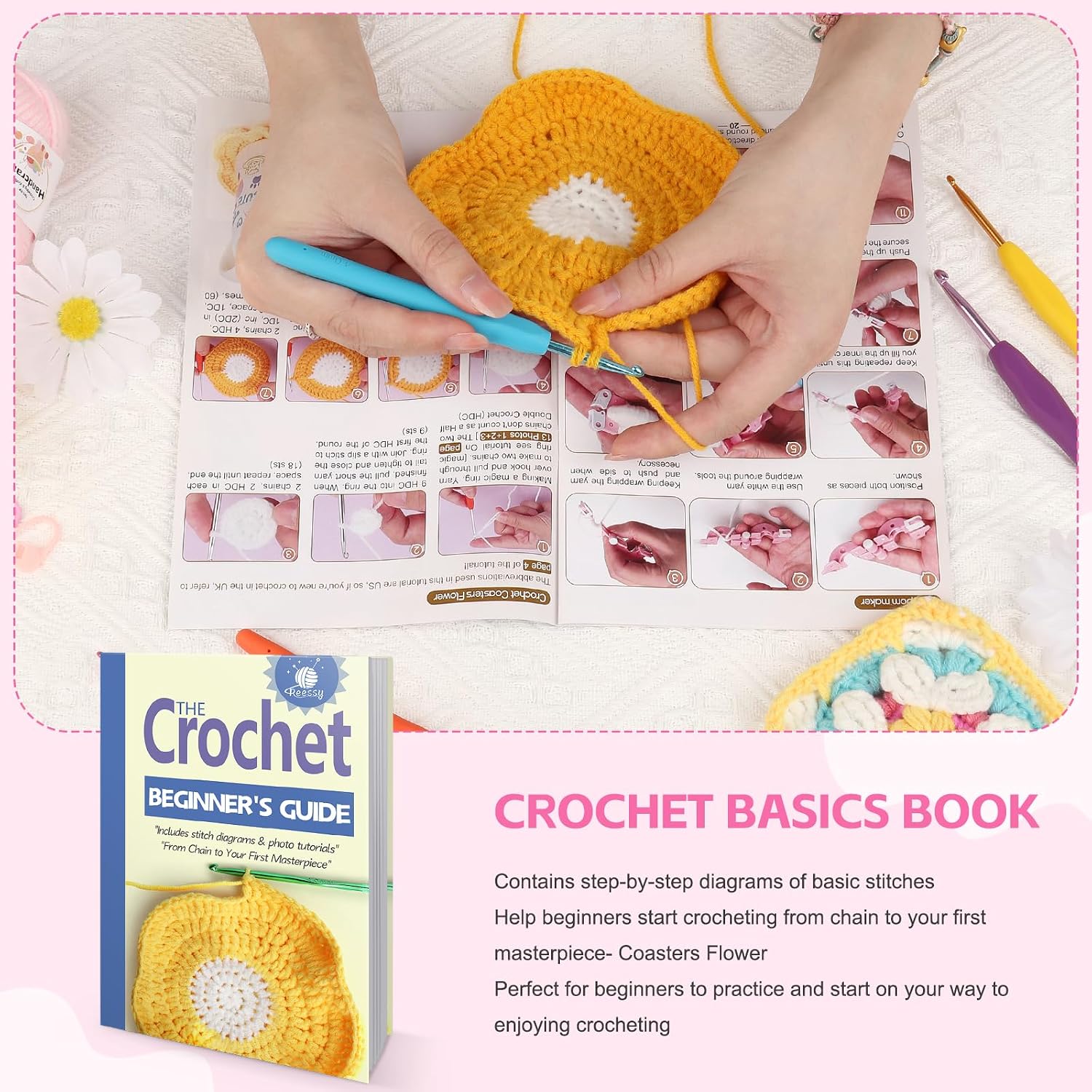 Thumbnail 4 de Reessy Crochet Kit 88-piece beginners set