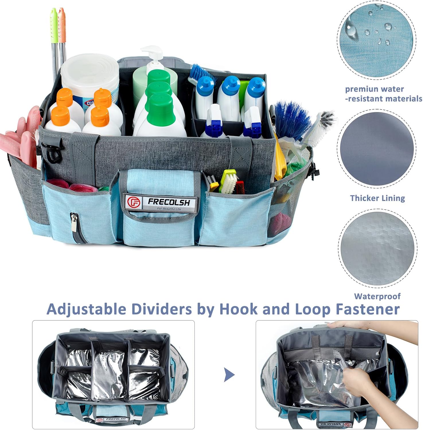 Detalle 2 de FRECOLSH Cleaning Caddy Organizer 1pc 🧽
