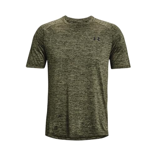Detalle de Under Armour Ua Tech 2.0 SS Tee para hombre – Marine Od Green, talla L