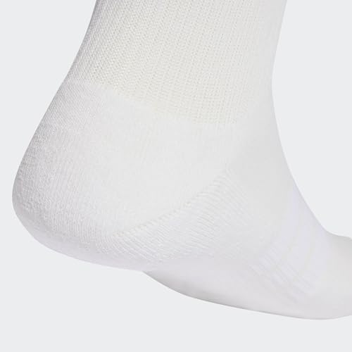 Detalle 2 de adidas Unisex Adult Cushioned Crew Socks 6 Pair Pack | taglia 45-48, bianco/bianco/nero