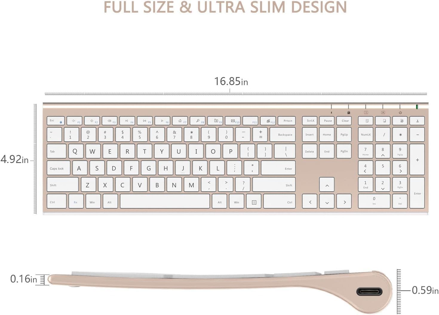 Thumbnail 2 de Vssoplor Wireless Keyboard and Mouse